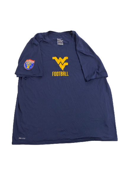 Jordan White West Virginia Football Player-Exclusive Liberty Bowl T-Shirt (Size XXL)
