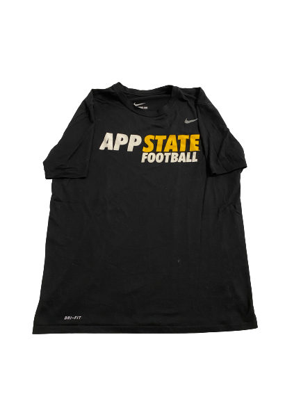Kaiden Smith App State Football Team-Issued T-Shirt (Size L)