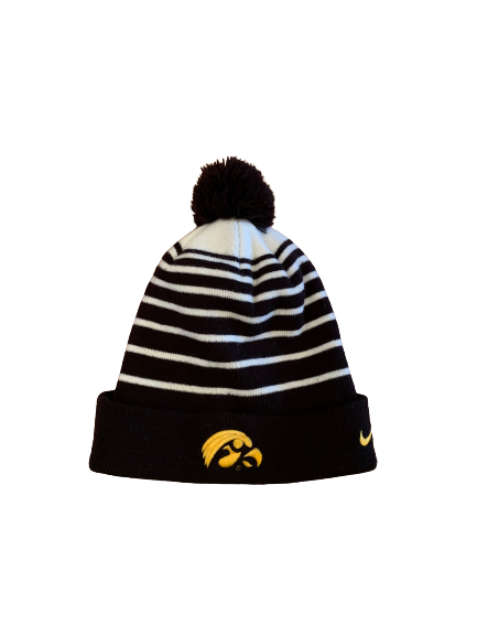 Brandon Smith Iowa Football Team Issued Winter Hat