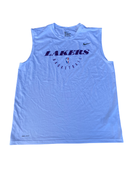 Aric Holman Los Angeles Lakers Team Issued Workout Tank (Size XL)