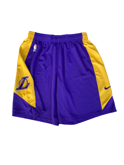 Aric Holman Los Angeles Lakers Team Exclusive Practice Shorts (Size XL)