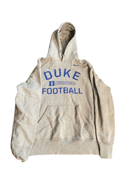 Dylan Singleton Duke Football Team Issued Sweatshirt (Size L)