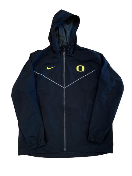 Eddy Ionescu Oregon Basketball Team Exclusive Outdoor Zip Up Jacket (Size XL)