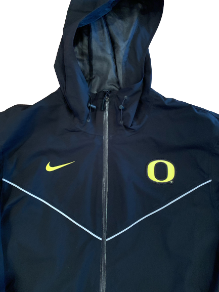 Eddy Ionescu Oregon Basketball Team Exclusive Outdoor Zip Up Jacket (Size XL)