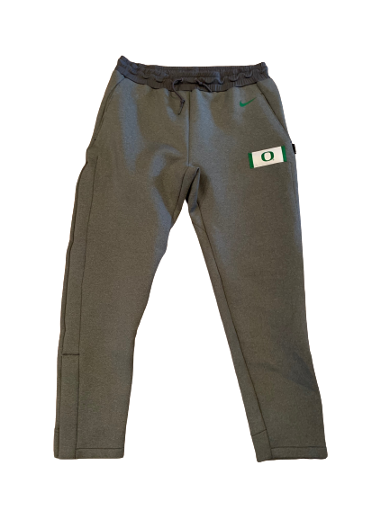 Eddy Ionescu Oregon Basketball Player Exclusive Sweatpants with Magnetic Bottoms (Size LT)