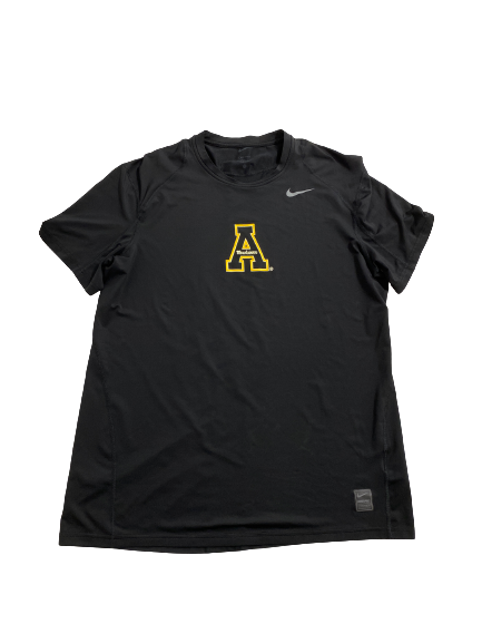 Kaiden Smith App State Football Player-Exclusive Nike Pro Fitted T-Shirt (Size L)