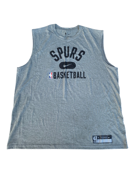 Aric Holman San Antonio Spurs Team Issued Workout Tank (Size XL)