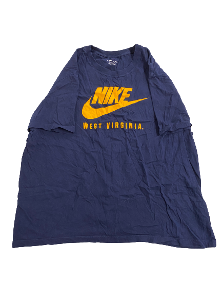 Jordan White West Virginia Football Team-Issued T-Shirt (Size XXL)