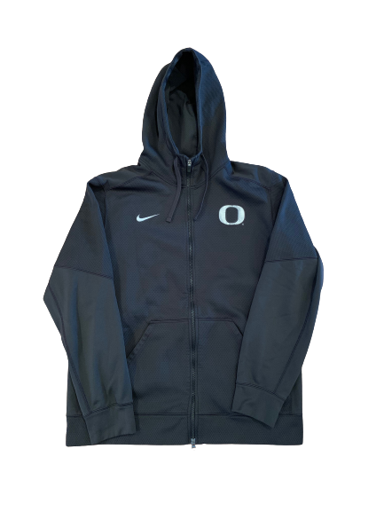 Eddy Ionescu Oregon Basketball Team Issued Zip Up Jacket (Size L)