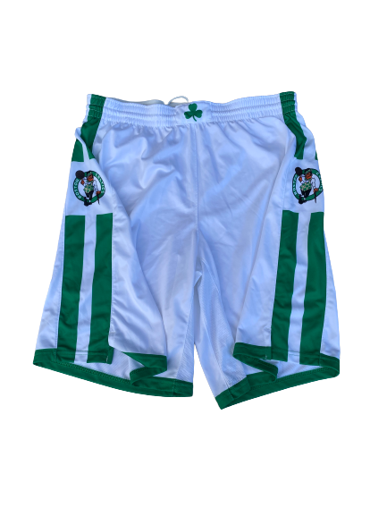 Aric Holman Boston Celtics Game Worn Summer League Shorts (Size XXL)