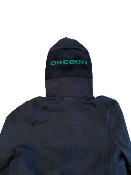 Eddy Ionescu Oregon Basketball Team Exclusive Zip Up Sweatshirt (Size L)