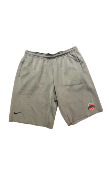 Rashod Berry Ohio State Team Issued Sweat Shorts (Size XL)