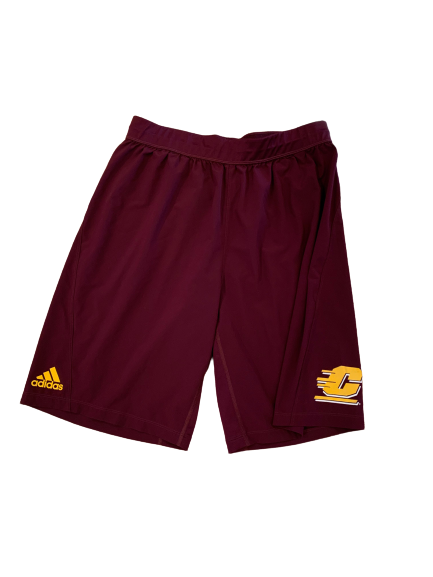 David Moore Central Michigan Football Team Issued Shorts (Size L)