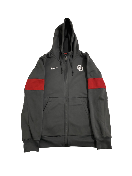 Kylee McLaughlin Oklahoma Volleyball Team Issued Zip-Up Jacket (Size S)