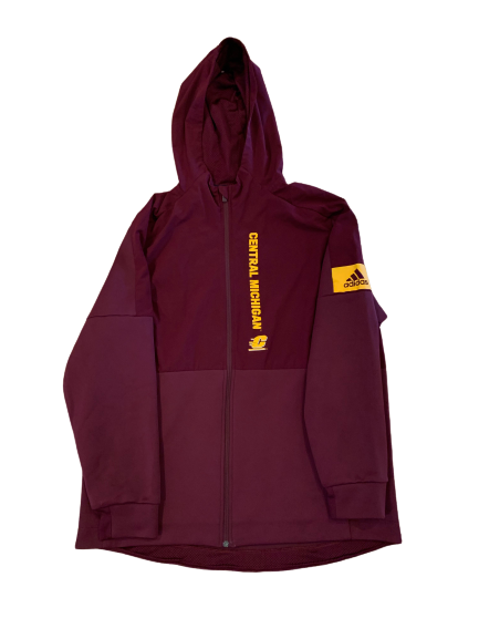 David Moore Central Michigan Football Team Issued Travel Jacket (Size XL)