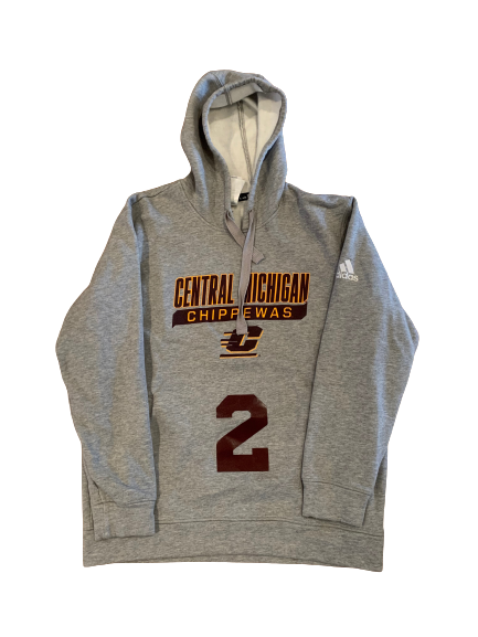 David Moore Central Michigan Football Team Issued Player Exclusive Sweatshirt (Size XL)