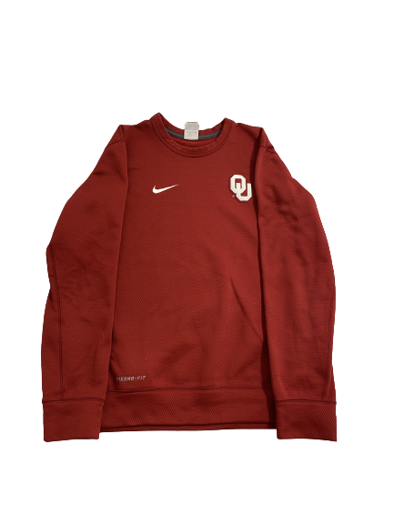 Kylee McLaughlin Oklahoma Volleyball Team Issued Waffle-Style Pullover (Size S)