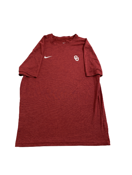 Kylee McLaughlin Oklahoma Volleyball Team Issued Workout Shirt (Size M)