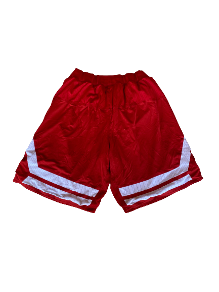 Brevin Pritzl Wisconsin Basketball Game Worn Shorts (Size XL)