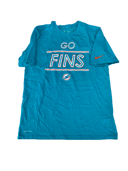 Miami Dolphins Team Issued Short Sleeve Shirt (Size M)