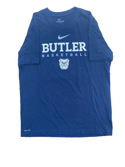 Campbell Donovan Butler Basketball Team Issued Workout Shirt (Size L)