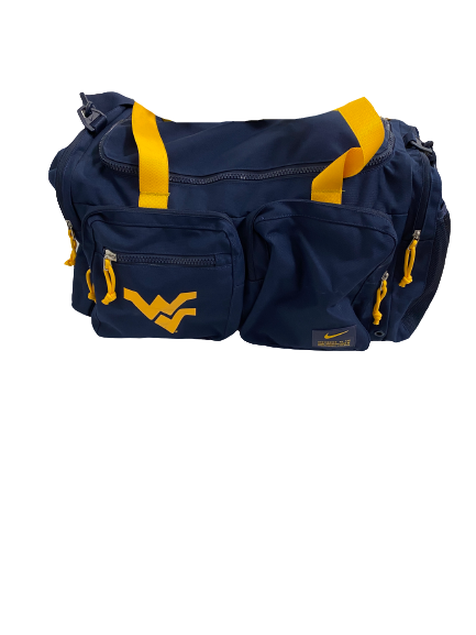 Jordan White West Virginia Football Team-Issued Travel Duffel Bag
