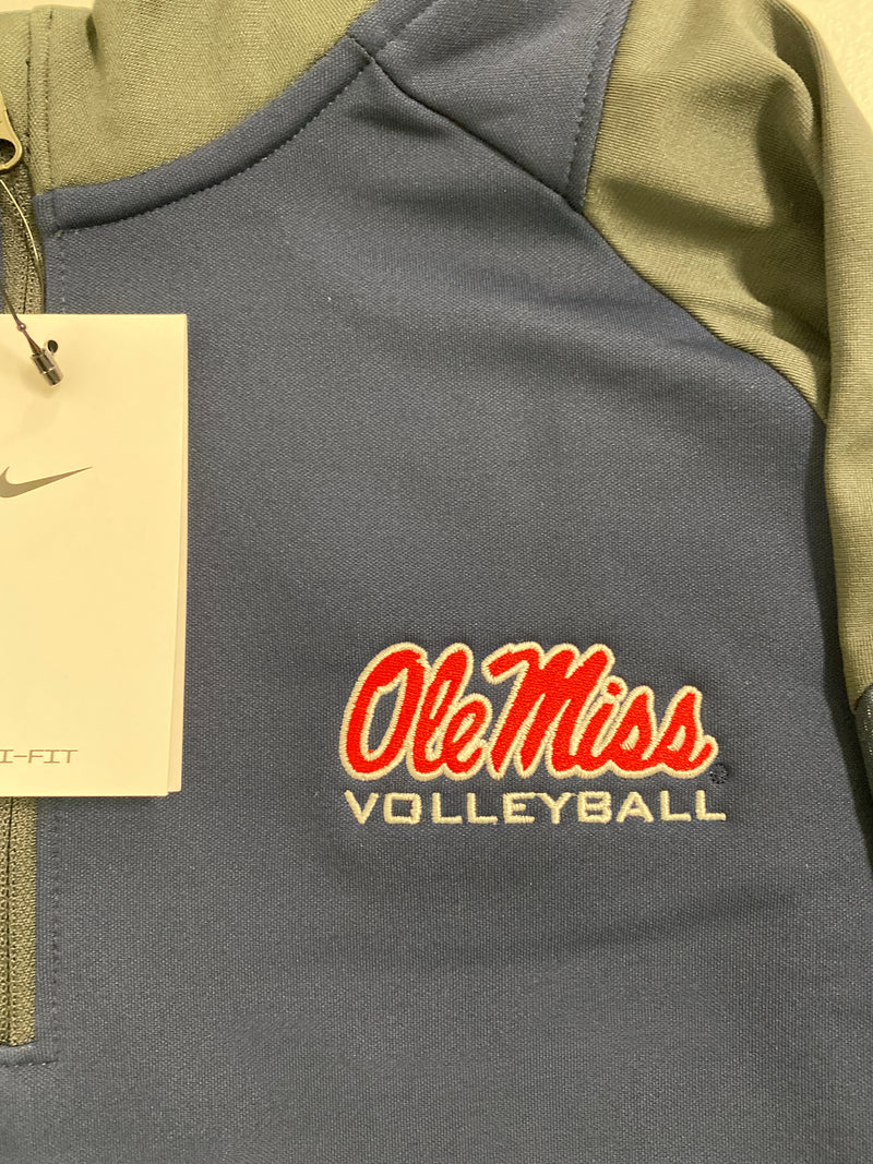 Kylee McLaughlin Ole Miss Volleyball Team Issued Quarter Zip Jacket (Size Women&