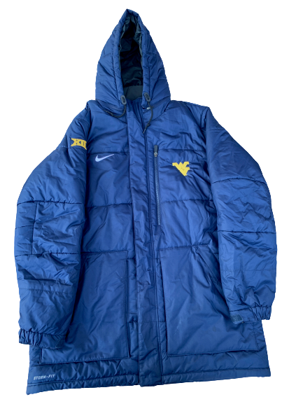 Ivan Gonzalez West Virginia Player-Exclusive Nike Winter Jacket (Size XL)