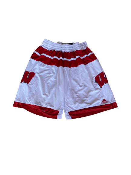 Brevin Pritzl Wisconsin Basketball Game Worn Shorts (Size XL)