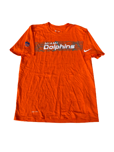 Miami Dolphins Team Issued Short Sleeve Shirt (Size M)