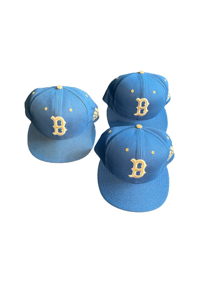 Grant Dyer UCLA Baseball Set of (3) Official Game Hats (Size 7 1/2)