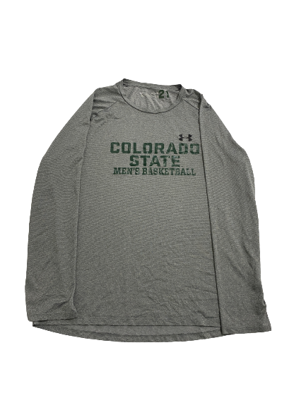 David Roddy Colorado State Basketball Long Sleeve Shirt (Size XL)