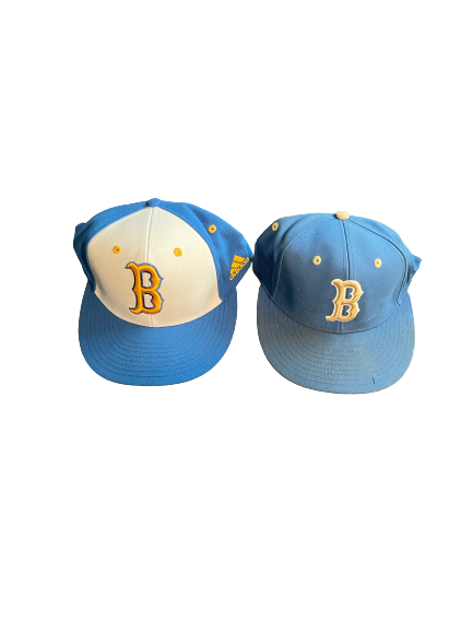 Grant Dyer UCLA Baseball Set of (2) Game Hats (Size 7 3/8)