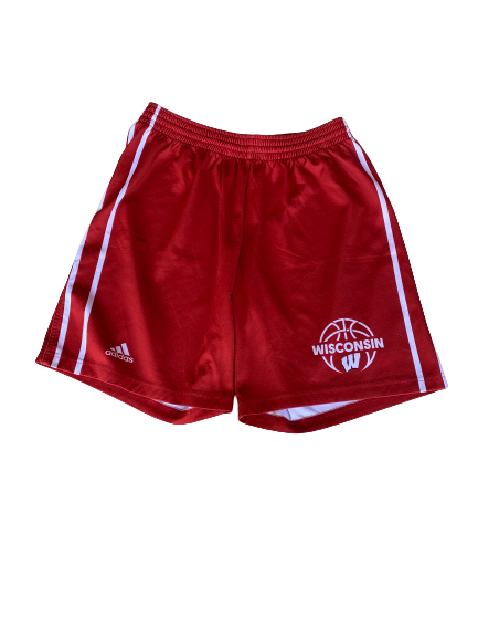 Brevin Pritzl Wisconsin Basketball Player Exclusive Practice Shorts (Size XL)