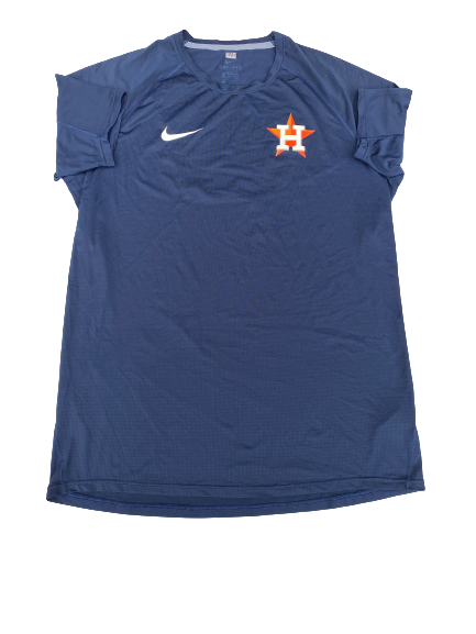 Nick Tanielu Houston Astros Workout Shirt (Size XL)