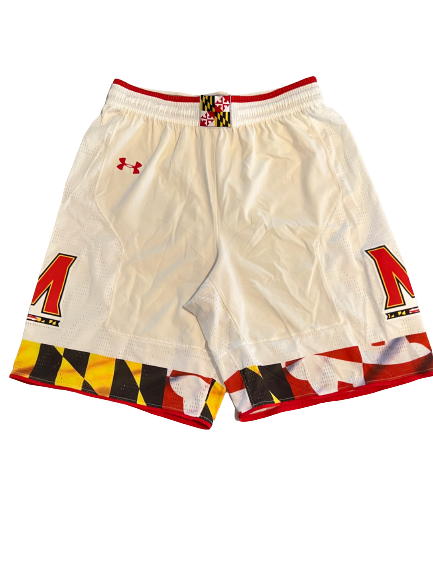 Eric Ayala Maryland Basketball GAME WORN Shorts (Size M)
