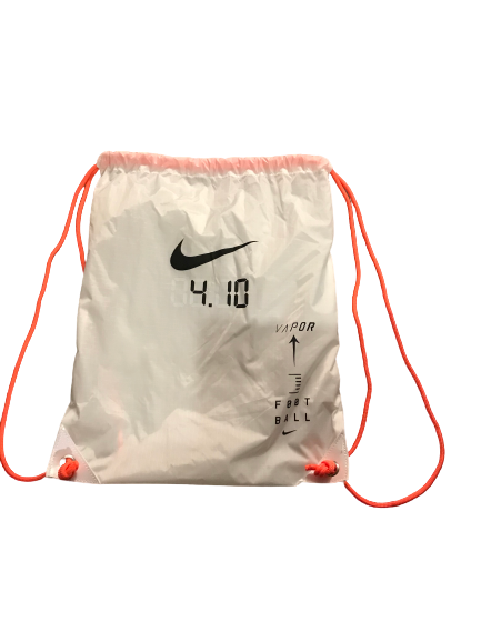 Mike McCray Michigan NFL Combine Cleats With Drawstring Bag (Size 12)