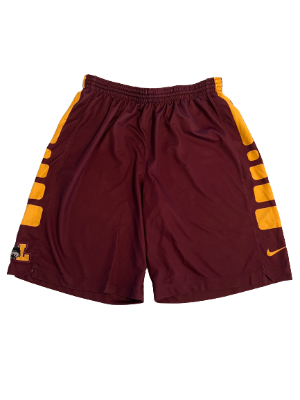 Will Alcock Loyola Chicago Basketball Team Exclusive Practice Shorts (Size XL)