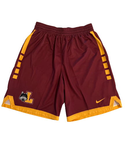 Will Alcock Loyola Chicago Basketball Team Exclusive Practice Shorts (Size L)