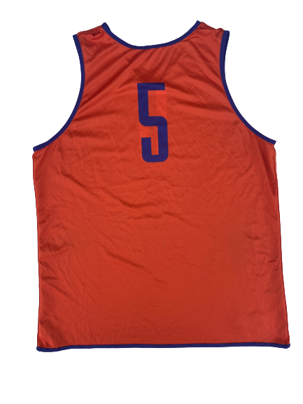 Mark Donnal Clemson Basketball Exclusive Reversible Practice Jersey (Size XL)