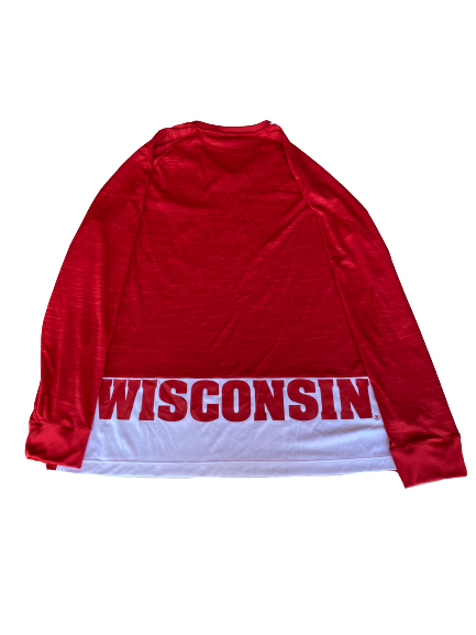 Brevin Pritzl Wisconsin Basketball Player Exclusive Shooting Shirt (Size XL)