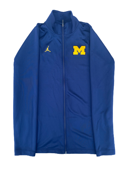 Mark Donnal Michigan Basketball Team Issued Jacket (Size XLT)