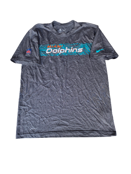 Miami Dolphins Team Issued Short Sleeve Shirt (Size M)