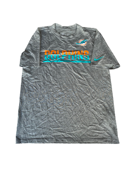 Miami Dolphins Team Issued Short Sleeve Shirt (Size M)