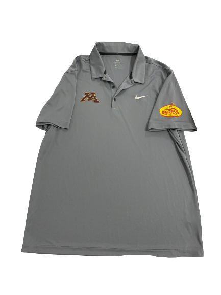 Seth Green Minnesota Football Player-Exclusive Outback Bowl Polo Shirt (Size XL)