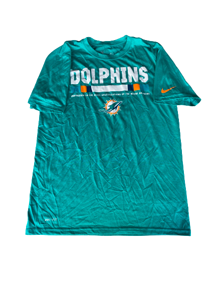 Miami Dolphins Team Issued Short Sleeve Shirt (Size M)