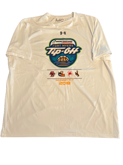 Will Alcock Loyola Chicago Basketball 2018 Fort Myers Tournament T-Shirt (Size 2XL)