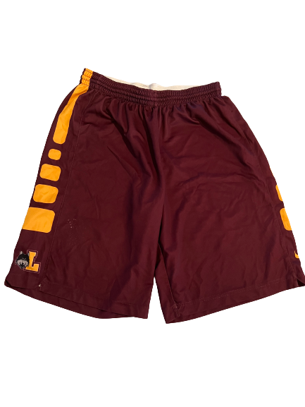 Will Alcock Loyola Chicago Basketball Team Exclusive Practice Shorts (Size L)