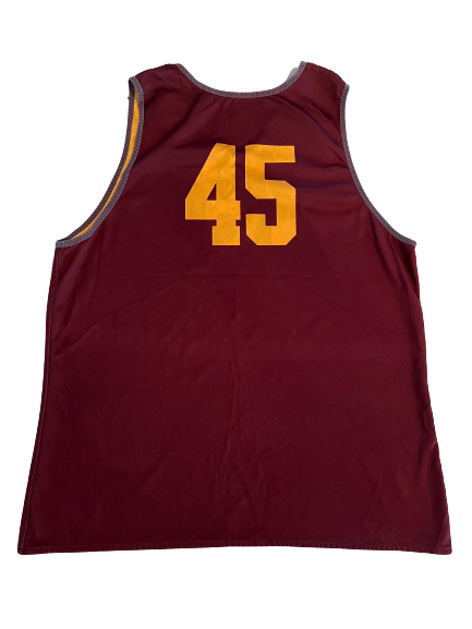 Will Alcock Loyola Chicago Basketball Signed Team Exclusive Reversible "Gold squad" Practice Jersey (Size XL)