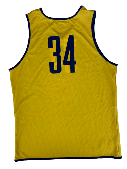 Mark Donnal Michigan Basketball Exclusive Reversible Practice Jersey (Size XL)